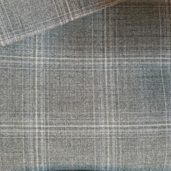 RW&Co size 36 grey/blue plaid tailored blazer - Picture 3 of 6